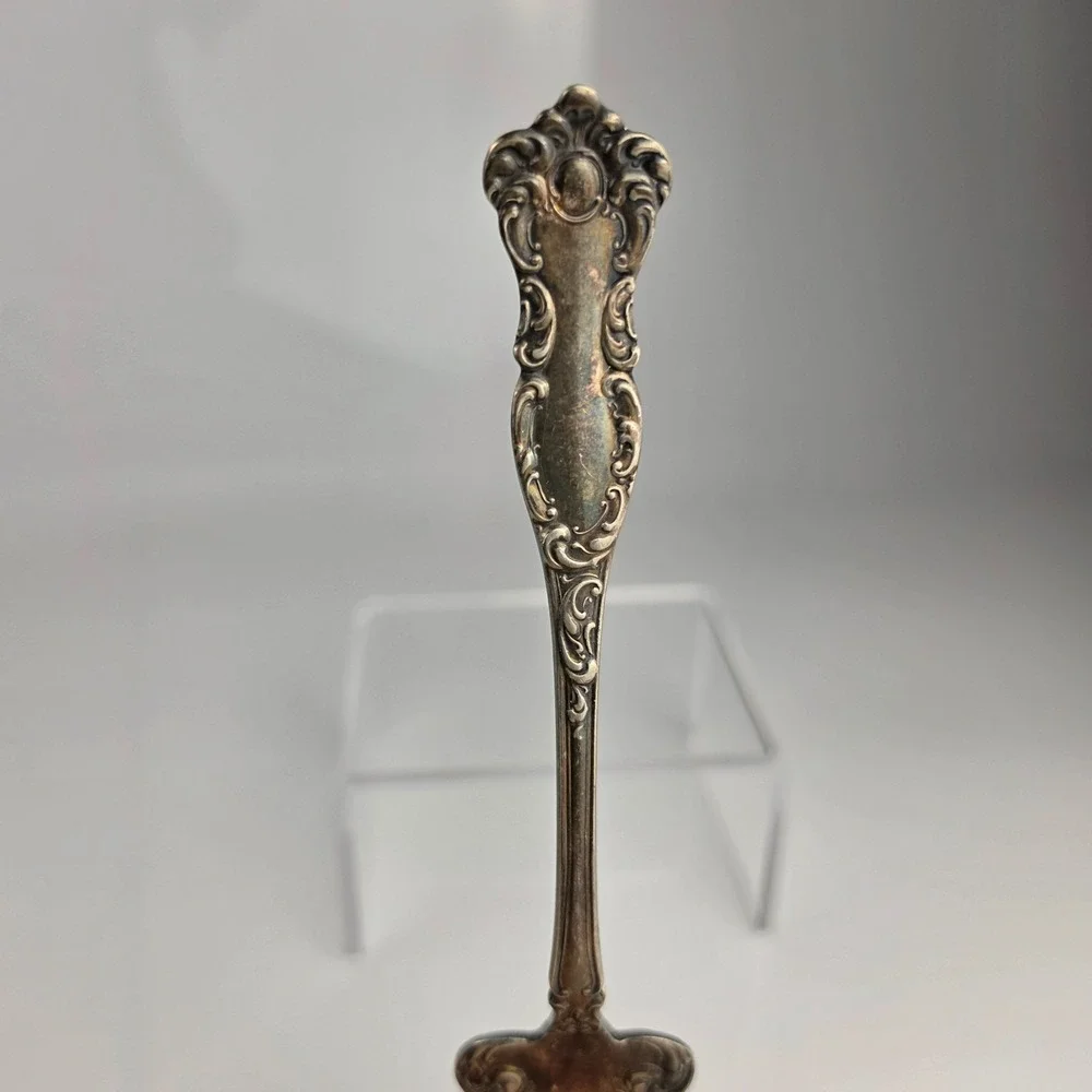 Antique WM Rogers & Son AA Silverplate Berry Spoon & Cold Meat Fork Set